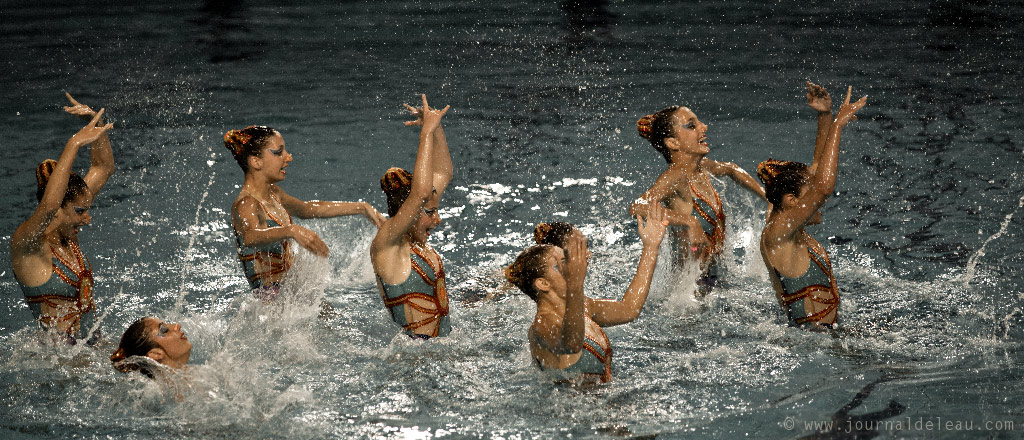 european championships synchronised swimming eindhoven teams free grece