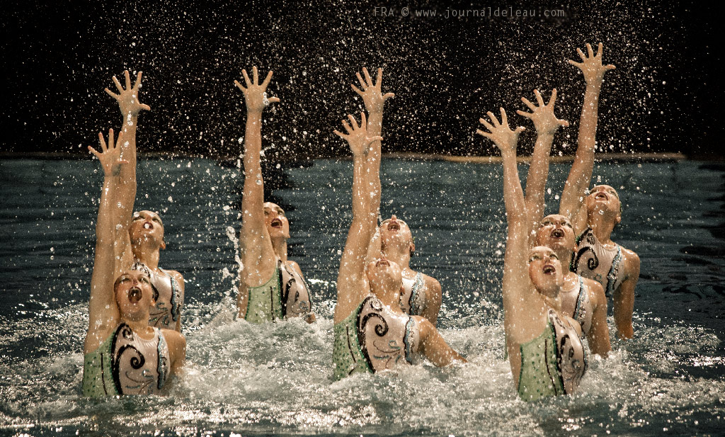 european championships synchronised swimming eindhoven french free teams