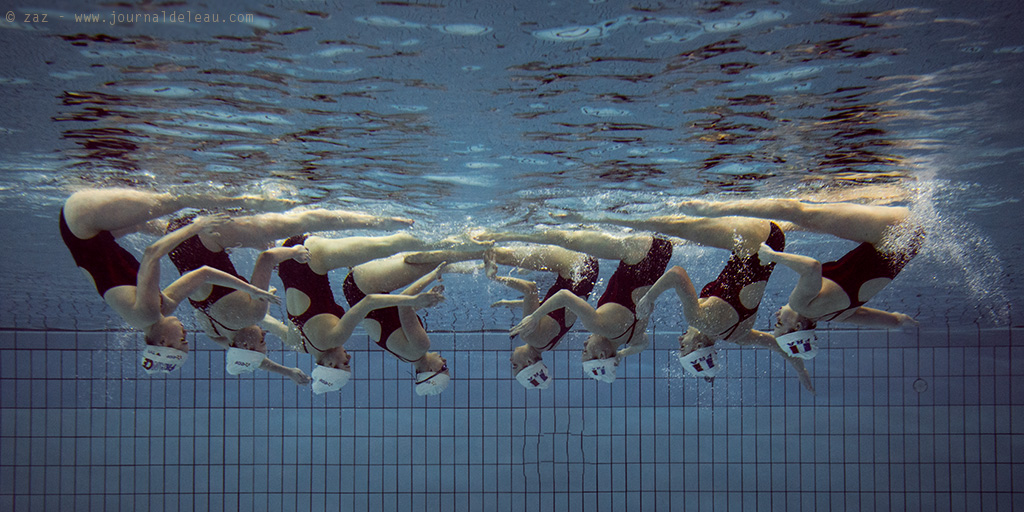 equipe de france de natation synchronisee - entrainement