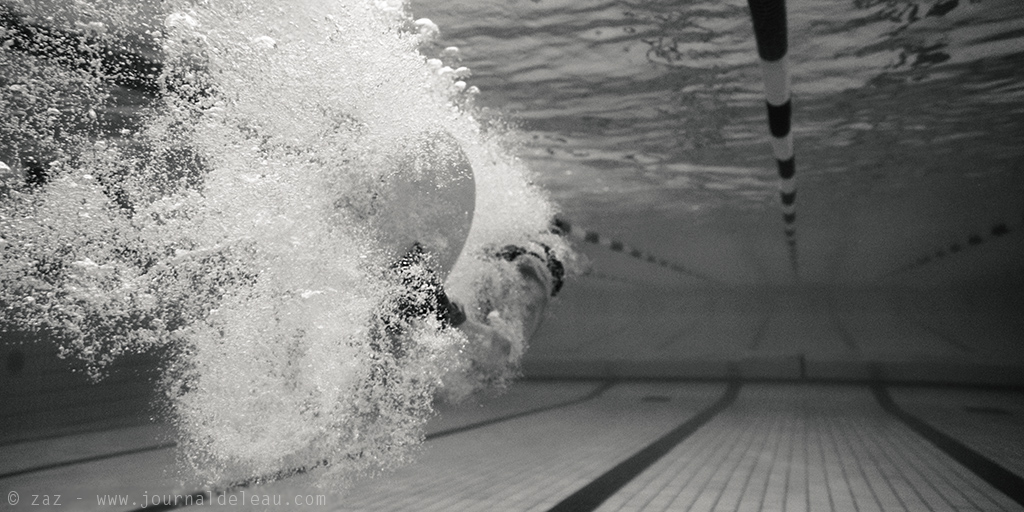 monopalme plongeon - photo sous l eau