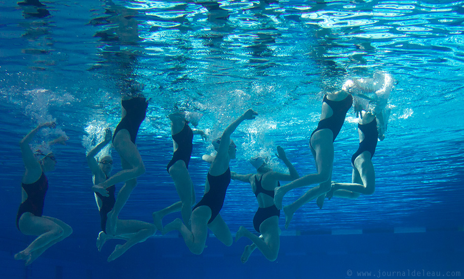 entraînement équipe de france de natation synchronisée