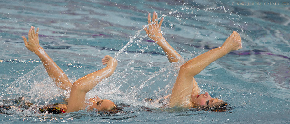 Ona Carbonnel et Andrea Fuentes - synchronized swimming duet