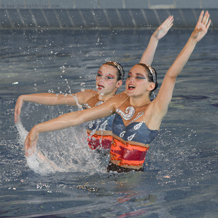 Lauriane Pontat et Léa Catania - Hyères Nat Synchro