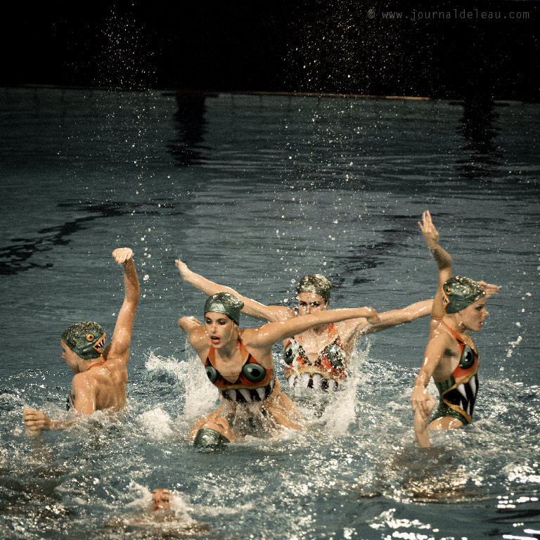 european championships synchronised swimming eindhoven teams free espagne