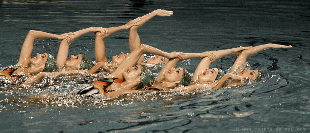european championships synchronised swimming eindhoven teams free espana